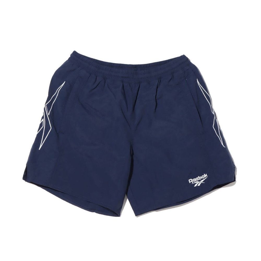 Reebok Men's Dark Blue Athletic Shorts